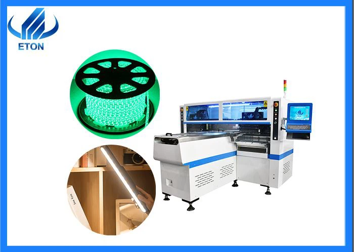 מכונת בחירה ומקום SMT עם צינורות LED ופנסי סטריפ